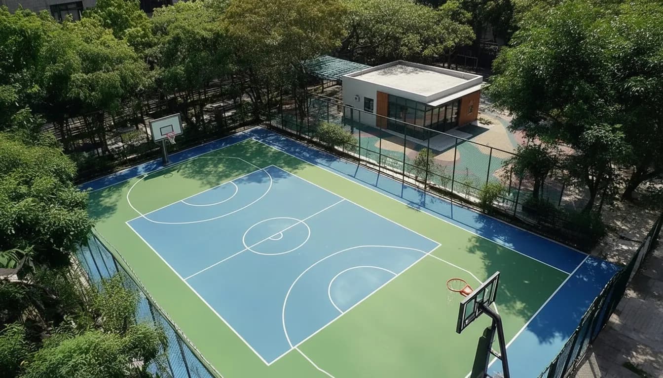 Basketball Court Installation